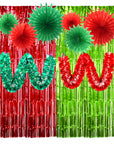 Christmas Party Decoration Kit (Red/Green)