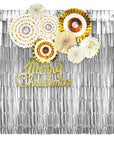 Matte Christmas Party Decoration Kit (Silver/Gold)