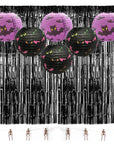 Halloween Black Party Decoration Kit