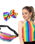 Adult Rainbow Halter Costume Kit