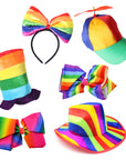 Rainbow Hair & Hats Accessory Photo Prop Kit