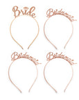 Rose Gold Bride & Bridesmaid Headband Set