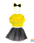 Yellow Music Girl Costume Kit