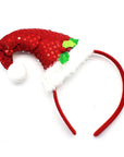 Sparkly Red Elf Hat Christmas Headband