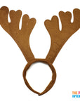 Brown Reindeer Christmas Headband