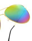 Aviator Party Glasses (Rainbow Mirror Lens)