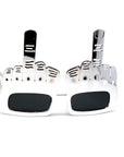 Metallic Middle Finger Party Glasses