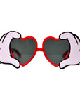 Heart with Hands Party Glasses