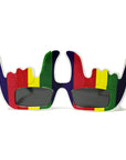 Rock On Rainbow Party Glasses