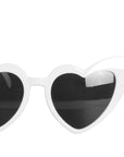 White Hearts Party Glasses