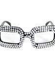 70s Diamanté Party Glasses (Silver)