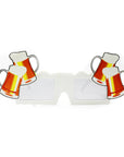 Frothy Cartoon Beer Party Glasses