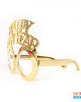 Metallic Happy New Year Party Glasses (Gold)
