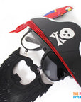 Pirate Party Glasses with Parrot and Beard