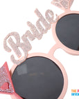 Glitter Bride Party Glasses