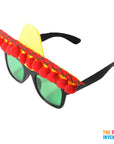 Mexican Sombrero Party Glasses with Pom Pom