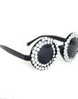 Elton Diamonte Party Glasses (Silver)