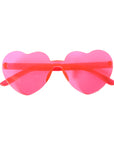 Pink Hearts Perspex Party Glasses