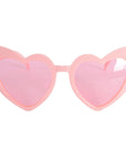 Light Pink Hearts Party Glasses