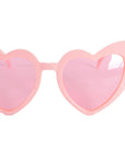 Light Pink Hearts Party Glasses