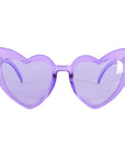 Purple Hearts Party Glasses