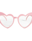 Blush Pink Hearts Party Glasses