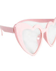 Blush Pink Hearts Party Glasses