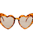 Leopard Hearts Party Glasses