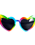 Rainbow Hearts Party Glasses