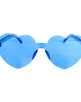 Blue Hearts Perspex Party Glasses