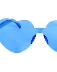 Blue Hearts Perspex Party Glasses