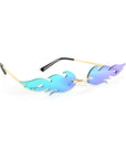 Perspex Flame Party Glasses