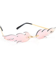 Perspex Flame Party Glasses