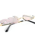 Perspex Flame Party Glasses