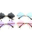 Perspex Cloud with Jewels Party Glasses