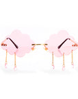 Perspex Cloud with Jewels Party Glasses