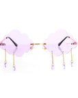 Perspex Cloud with Jewels Party Glasses