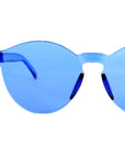 Perspex Wayfarer Party Glasses (Blue)