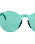 Perspex Wayfarer Party Glasses (Aqua)