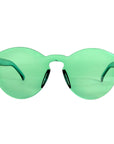 Perspex Wayfarer Party Glasses (Aqua)