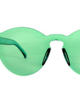 Perspex Wayfarer Party Glasses (Aqua)