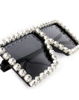 Bedazzled Diamanté Party Glasses