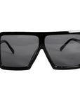 Square Framed Party Glasses (Black)