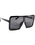 Square Framed Party Glasses (Black)