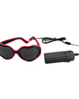 Light Up Heart Party Glasses