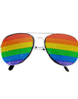 Aviator Party Glasses (Rainbow)