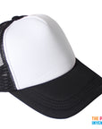 Black Half Mesh Baseball Cap