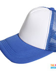 Blue Half Mesh Baseball Cap