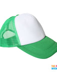 Green Half Mesh Baseball Cap