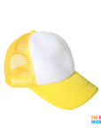 Yellow Half Mesh Baseball Cap